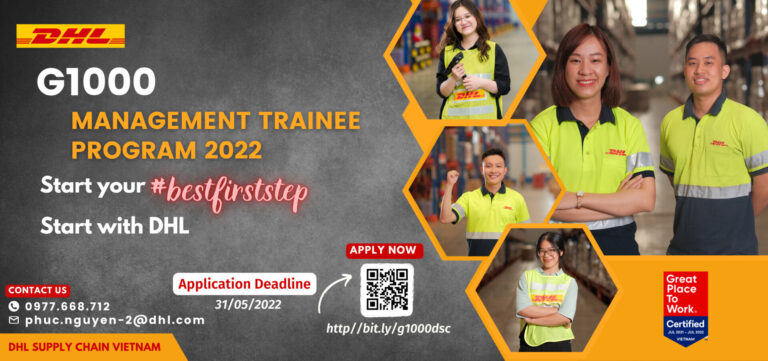 MANAGEMENT TRAINEE PROGRAM AT DHL SUPPLY CHAIN VIETNAM 2022