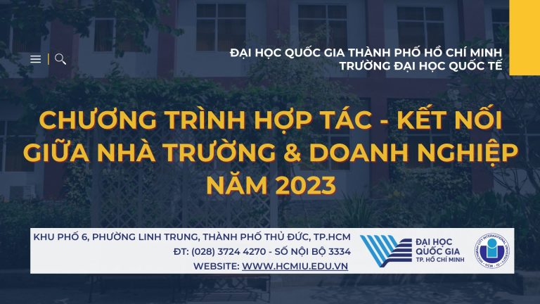 CHƯƠNG TRÌNH HỢP TÁC – KẾT NỐI GIỮA NHÀ TRƯỜNG VÀ DOANH NGHIỆP NĂM 2023