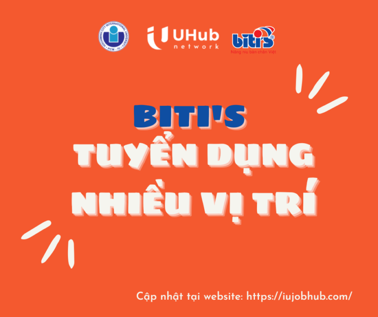 Biti’s Tuyển Dụng Nhiều Vị Trí Tháng 8