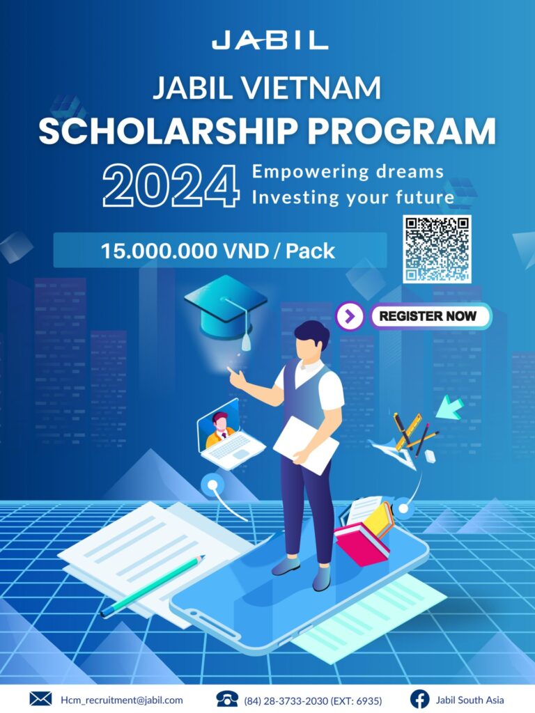 CHƯƠNG TRÌNH HỌC BỔNG JABIL VIỆT NAM 2024