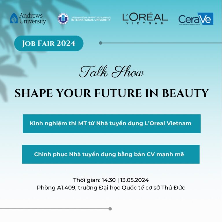 JOB FAIR 2024 – TALKSHOW “SHAPE YOUR FUTURE IN BEAUTY”