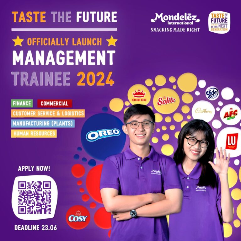 🔥 MONDELĒZ INTERNATIONAL – TASTE THE FUTURE MANAGEMENT TRAINEE 2024: BE FUTURE LEADERS IN SNACKING 🔥