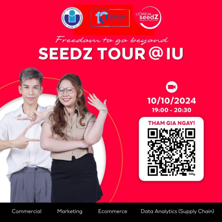 [UHUB NETWORK] – WORKSHOP “SEEDZ TOUR @ IU” CHÍNH THỨC MỞ ĐƠN ĐĂNG KÝ