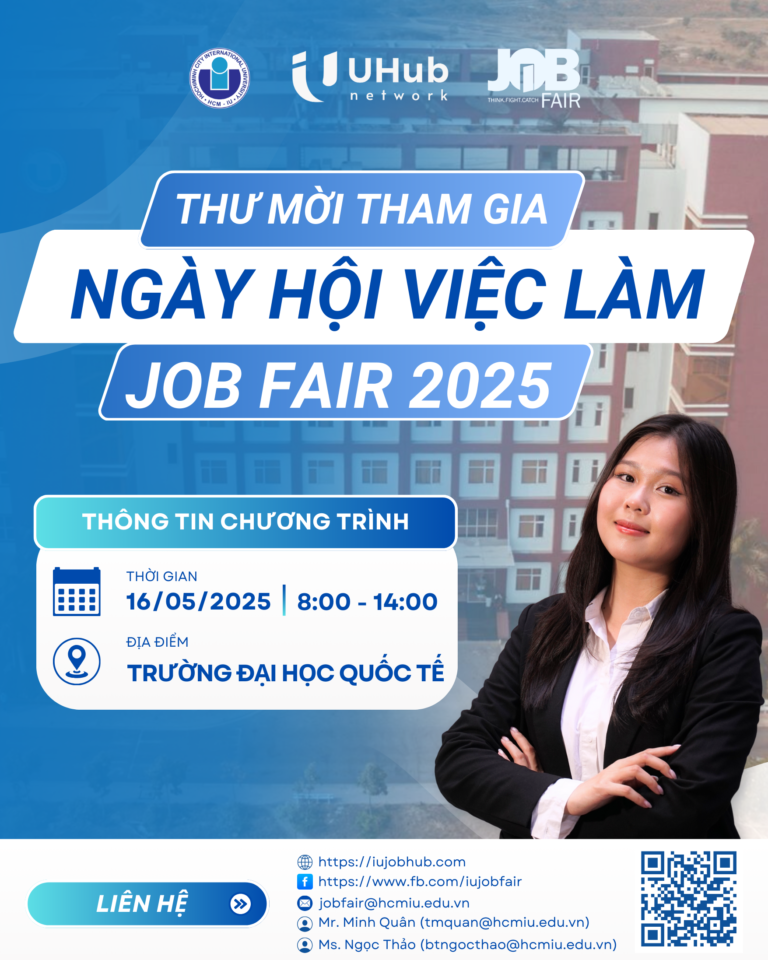 Thư mời Doanh nghiệp Tham gia Ngày hội việc làm – Job Fair 2025 của trường Đại học Quốc tế