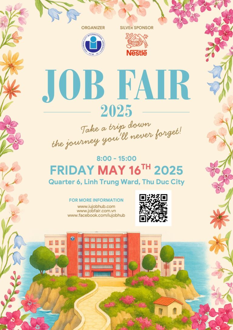 NGÀY HỘI VIỆC LÀM – JOB FAIR 2025 CỦA TRƯỜNG ĐẠI HỌC QUỐC TẾ