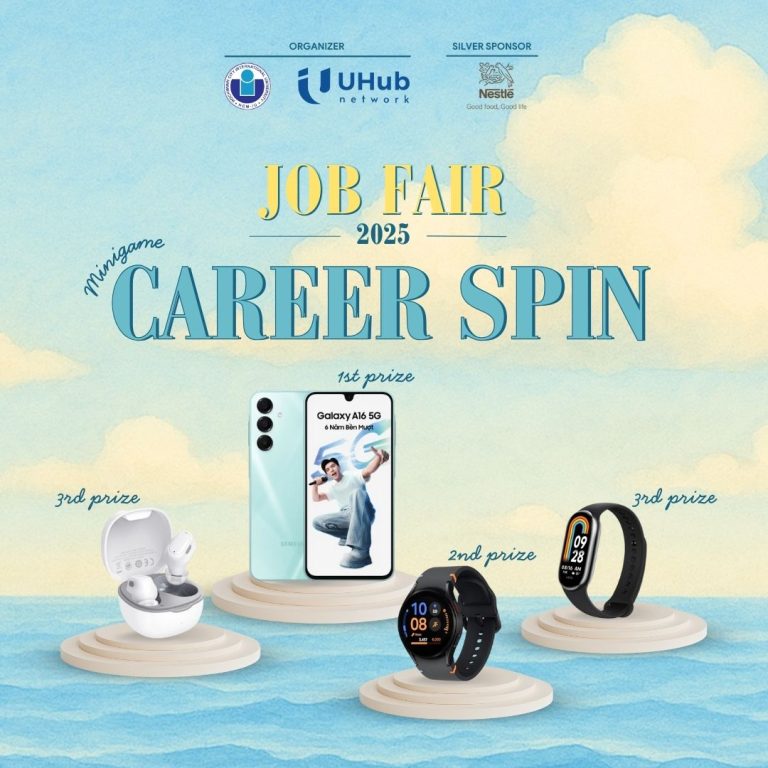 [JOB FAIR 2025] CÔNG BỐ KẾT QUẢ HOẠT ĐỘNG QUAY SỐ TRÚNG THƯỞNG – CAREER SPIN