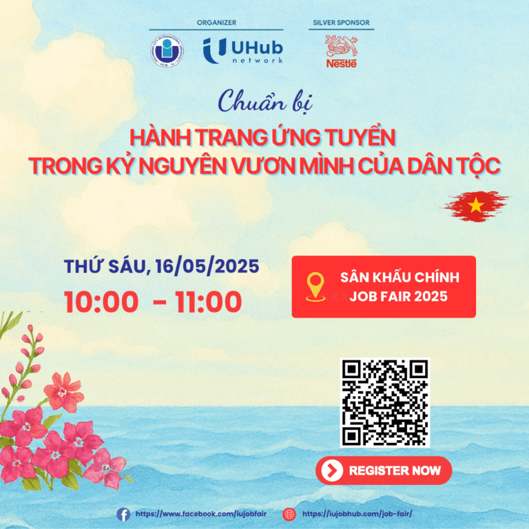 [Job Fair 2025] Workshop “Chuẩn bị hành trang ứng tuyển trong kỷ nguyên vươn mình của dân tộc”