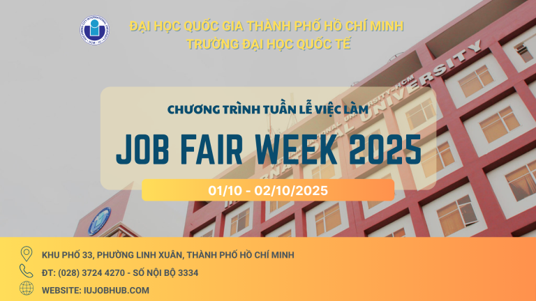 Thư mời tham dự Chương trình Tuần lễ việc làm – Job Fair Week 2025