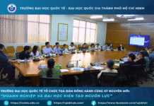 Trường Đại học Quốc tế tổ chức chương trình Tọa đàm “Đồng hành cùng kỷ nguyên mới: Doanh nghiệp và Đại học kiến tạo nguồn lực”
