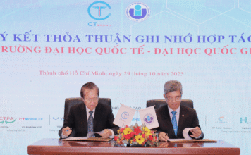 Lễ ký kết Ghi nhớ Hợp tác giữa Trường Đại học Quốc tế – Đại học Quốc gia TP.HCM và Tập đoàn CT Group
